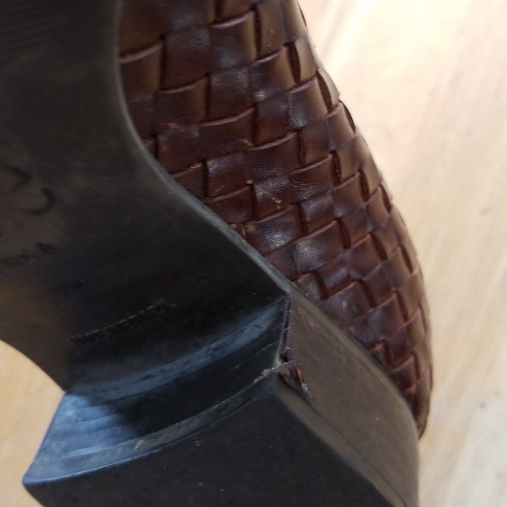 Brown Woven Loafers - Picture 7 of 8